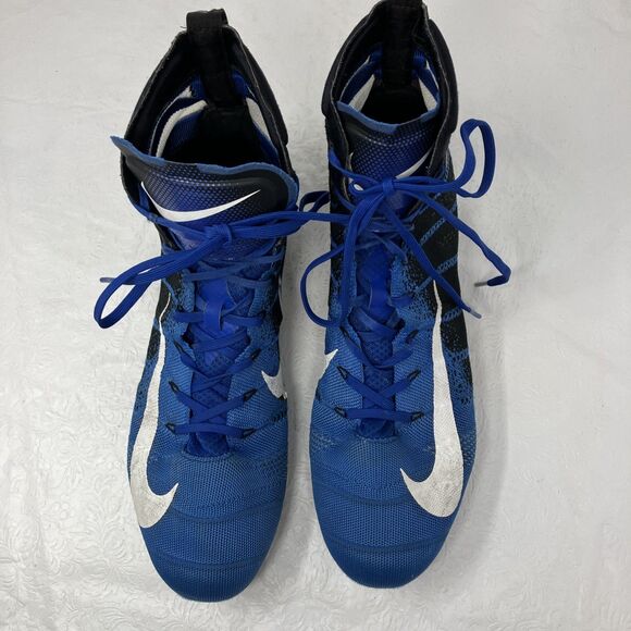 Nike Vapor AO3006-044 Men\'s Football Cleats Blue Black Medium Width Size 13